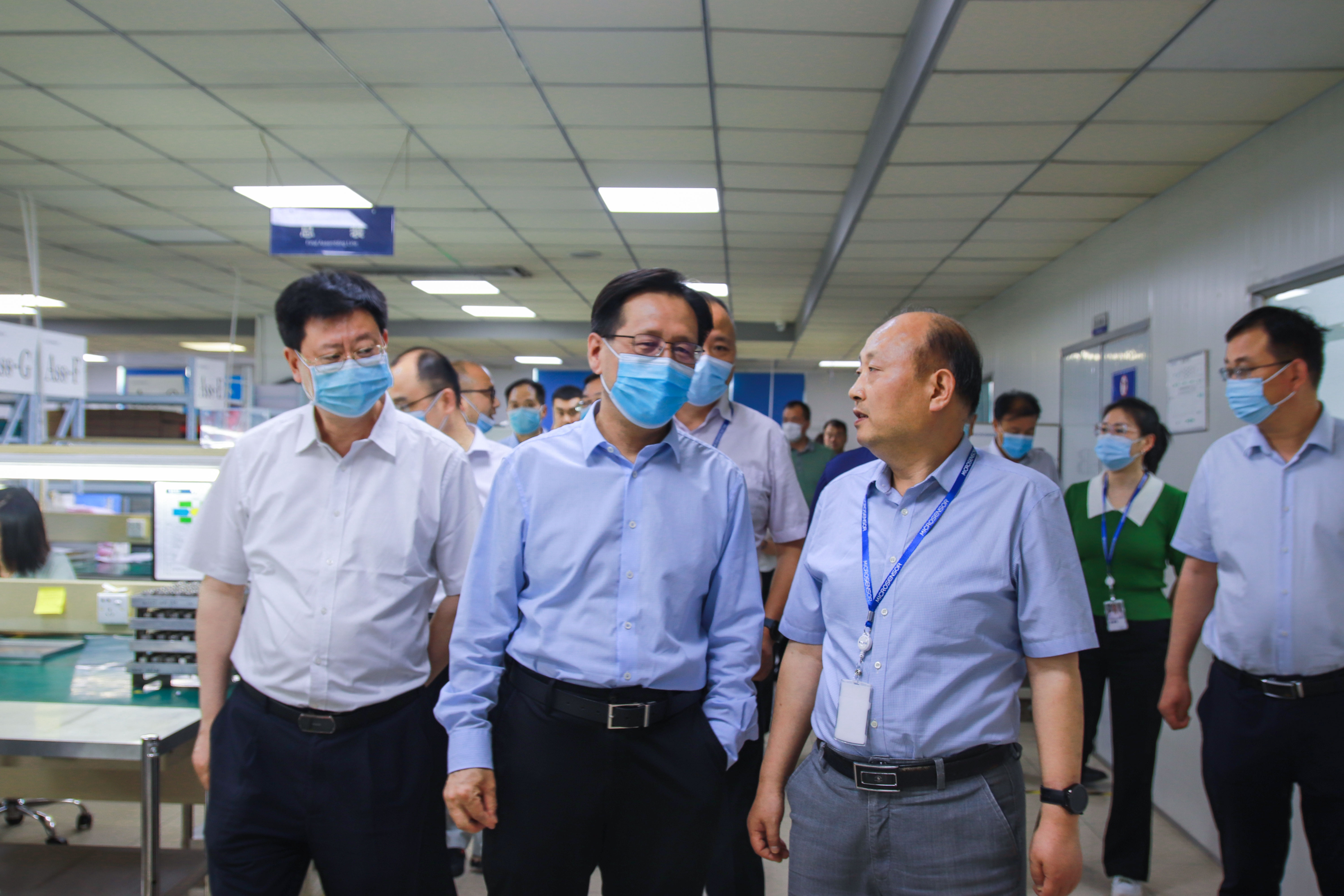 企業動態 | 陜西省科技廳領導一行蒞臨考察，麥克傳感榮獲肯定
